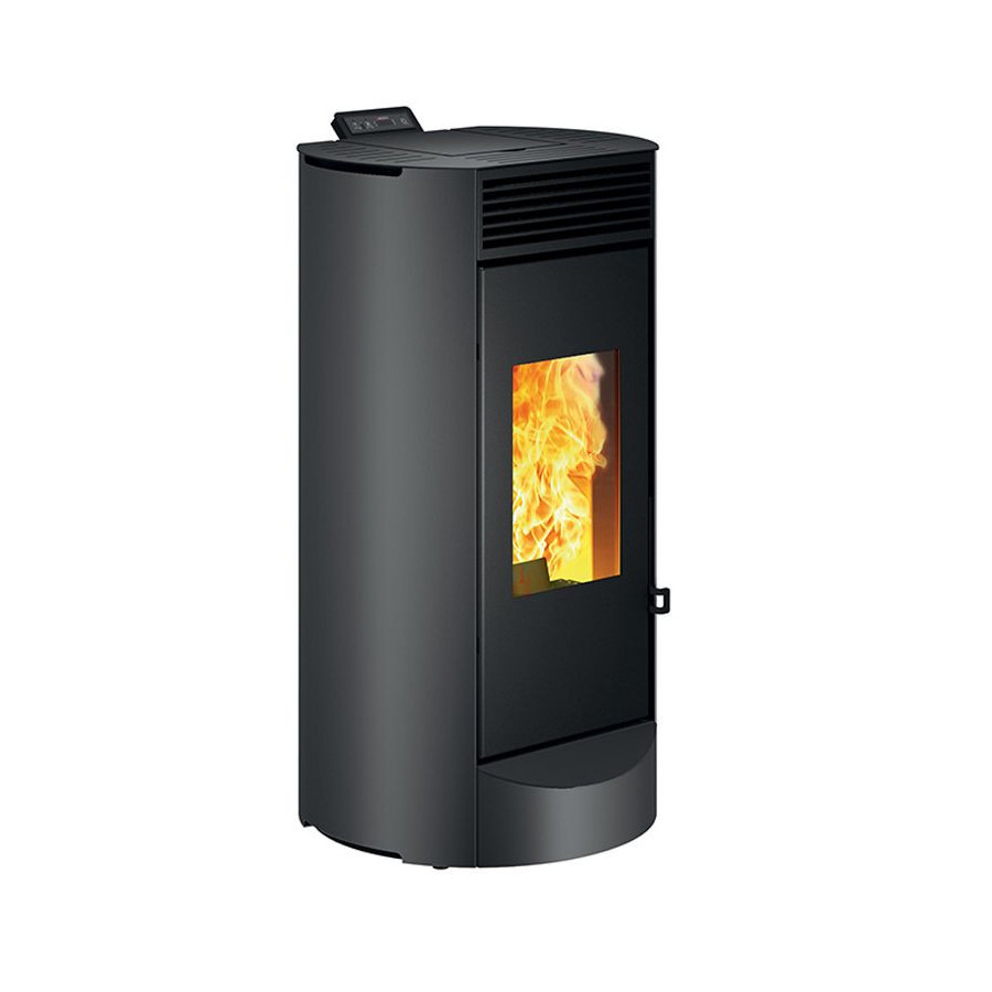 STUFA A PELLET VENTILATA  10.6 KW MODELLO LANDA ROSSO
