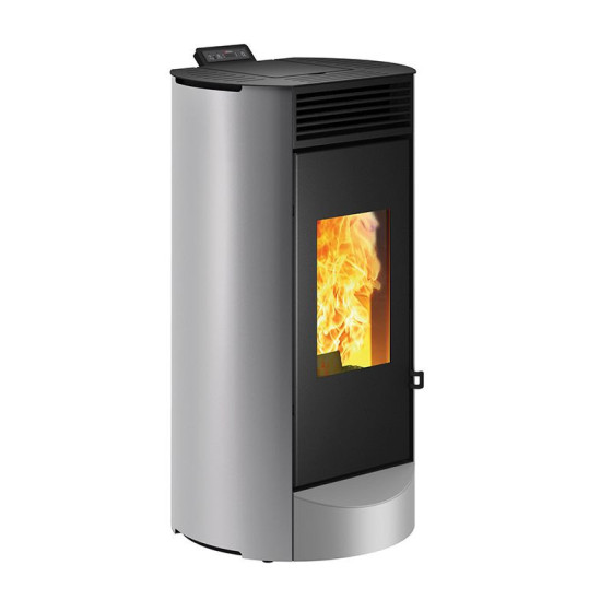 STUFA A PELLET VENTILATA  10.6 KW MODELLO LANDA ROSSO