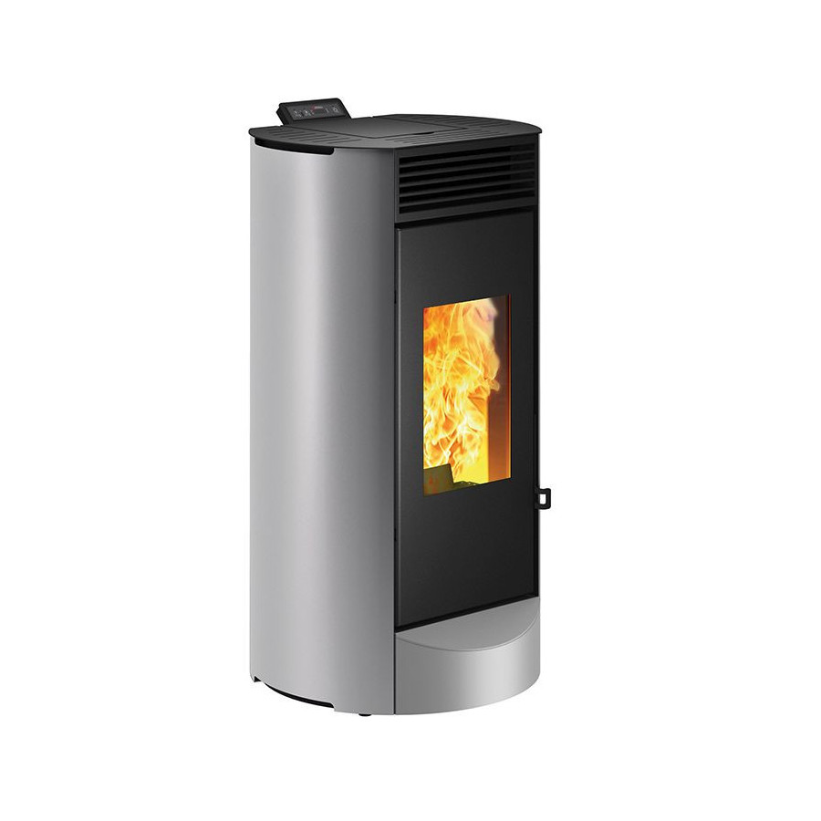 STUFA A PELLET VENTILATA  10.6 KW MODELLO LANDA ROSSO
