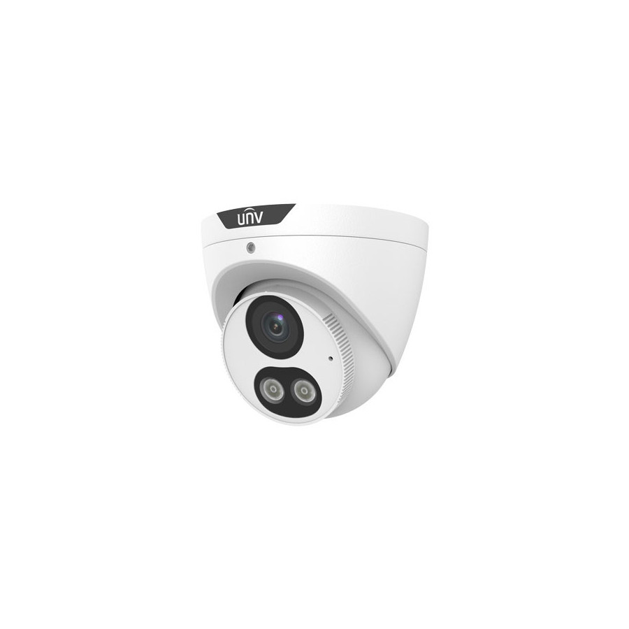 Telecamera  DOME IP UNV con avviso acustico e luminoso intelligente HD da 4 MP COLOR HUNTER